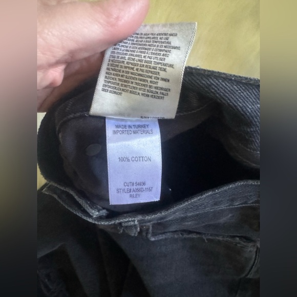 Agolde Riley jeans black 26 - Picture 3 of 3